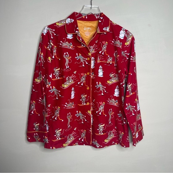 Nick & Nora Other - Nick and Nora Sleepwear Flannel Pajama Top only